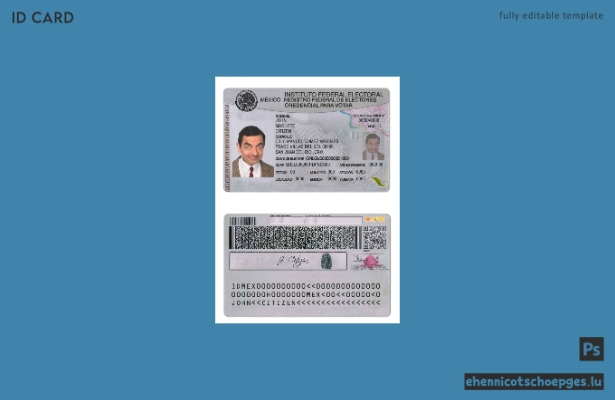 MEXICO ID Version 2 Beispielvorschau